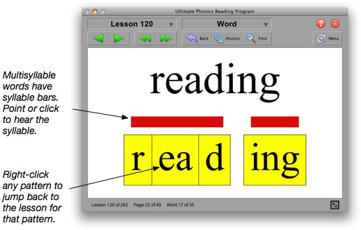Ultimate Phonics word pages